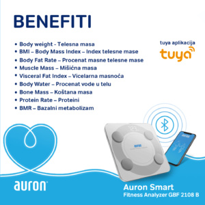 Auron Smart Fitness Analyzer GBF-2108-B - Slika 4