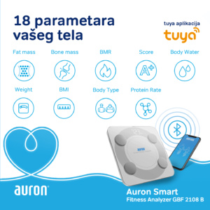 Auron Smart Fitness Analyzer GBF-2108-B - Slika 5