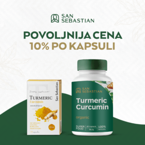 San Sebastian Turmeric Curcumin 60 tableta + San Sebastian Spirulina - kompakt pakovanje 300 tableta - Slika 4